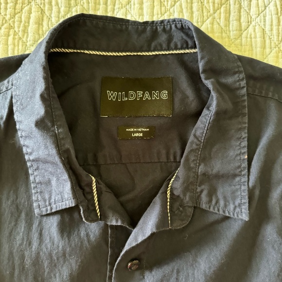 Navy blue Wildfang Oxford shirt - Picture 2 of 2